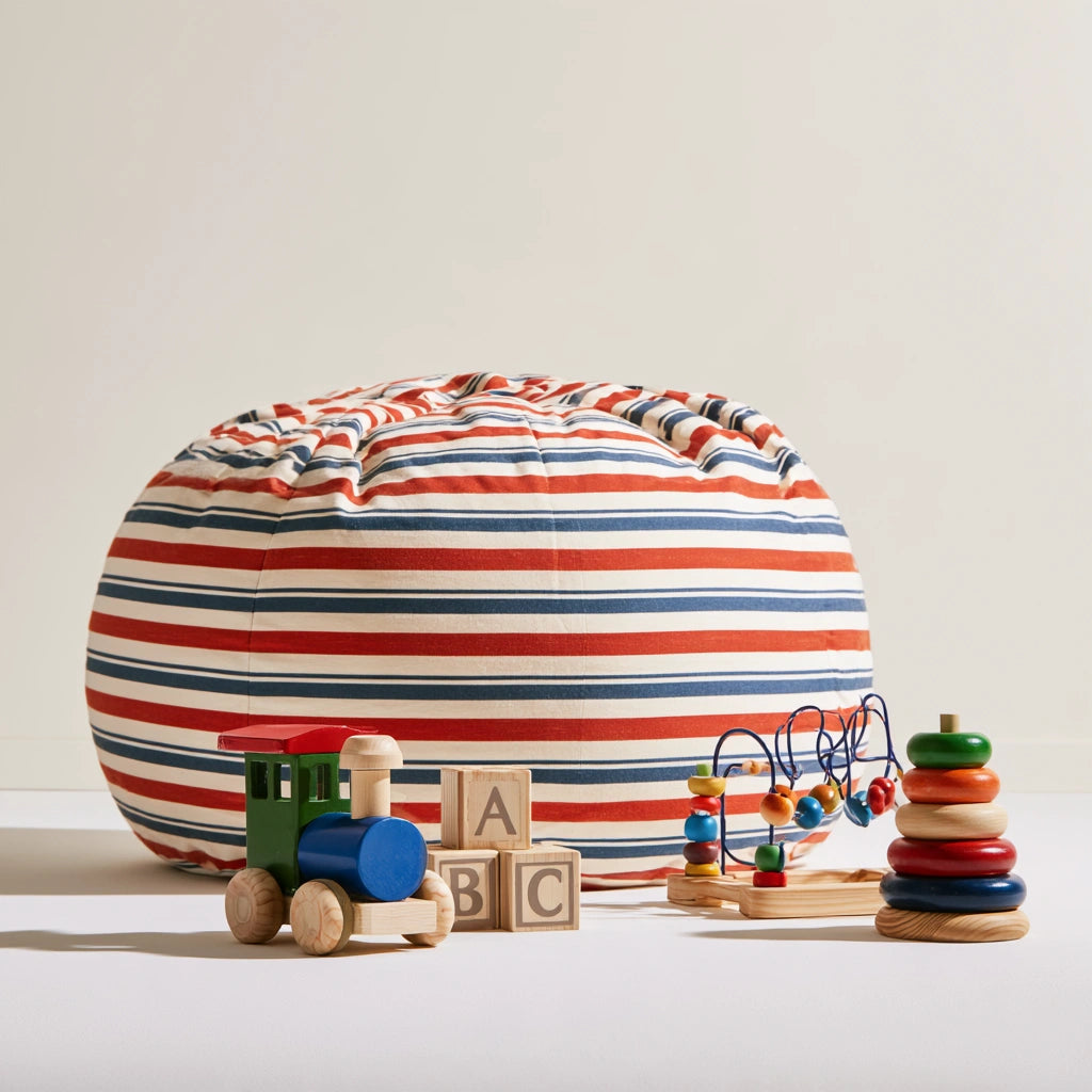 Runder Sitzsack, Farbe: rot