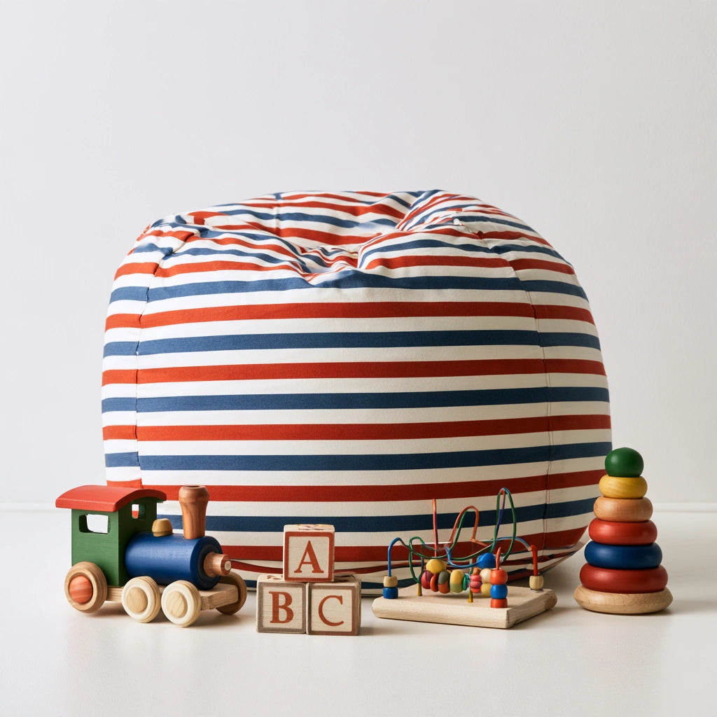 Runder Sitzsack, Farbe: rot