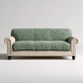 Modernes Polstersofa, mit Stoffbezug, Farbe: hellbeige