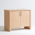 Aufbewahrungsschrank, aus Holz, Farbe: hellbeige