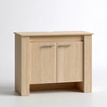 Aufbewahrungsschrank, aus Holz, Farbe: hellbeige